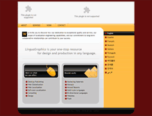Tablet Screenshot of linguagraphics.com